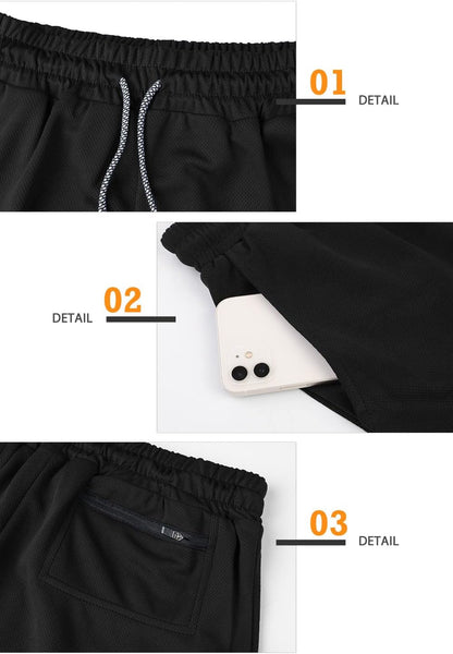 Mens Running Shorts，Workout Running Shorts for Men，2-in-1 Stealth Shorts， 7-Inch Gym Yoga Outdoor Sports Shorts