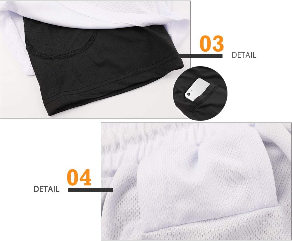 Mens Running Shorts，Workout Running Shorts for Men，2-in-1 Stealth Shorts， 7-Inch Gym Yoga Outdoor Sports Shorts