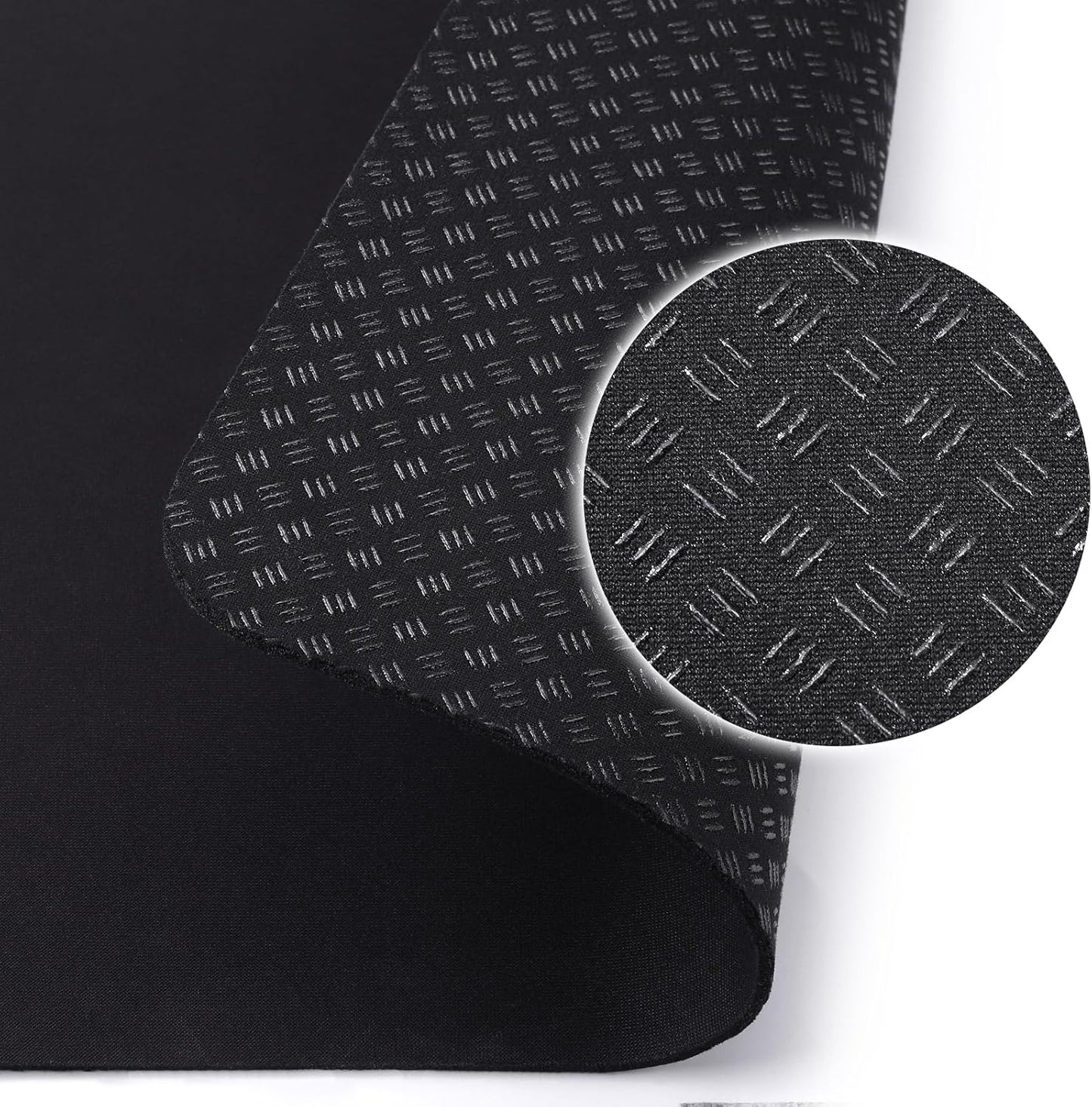 Non-Slip Workout Mat for Ellipse Leg Exerciser, Ellipse Machine Mat, Exercise Mat for Under Desk Ellipticals, Suitable for Electric Seated Foot Pedal Exerciser, Stability & Floor Protection