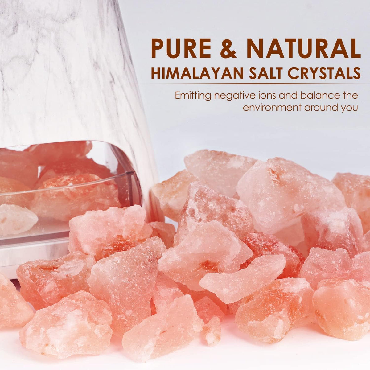 2-in-1 Essential Oil Diffuser for Home & Himalayan Salt Lamp, 150ml