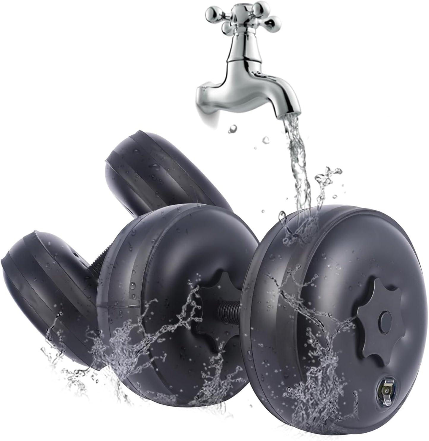 Water Filled Dumbbells Set - Water Filled Weights - Portable Travel Weights - Adjustable Dumbbells