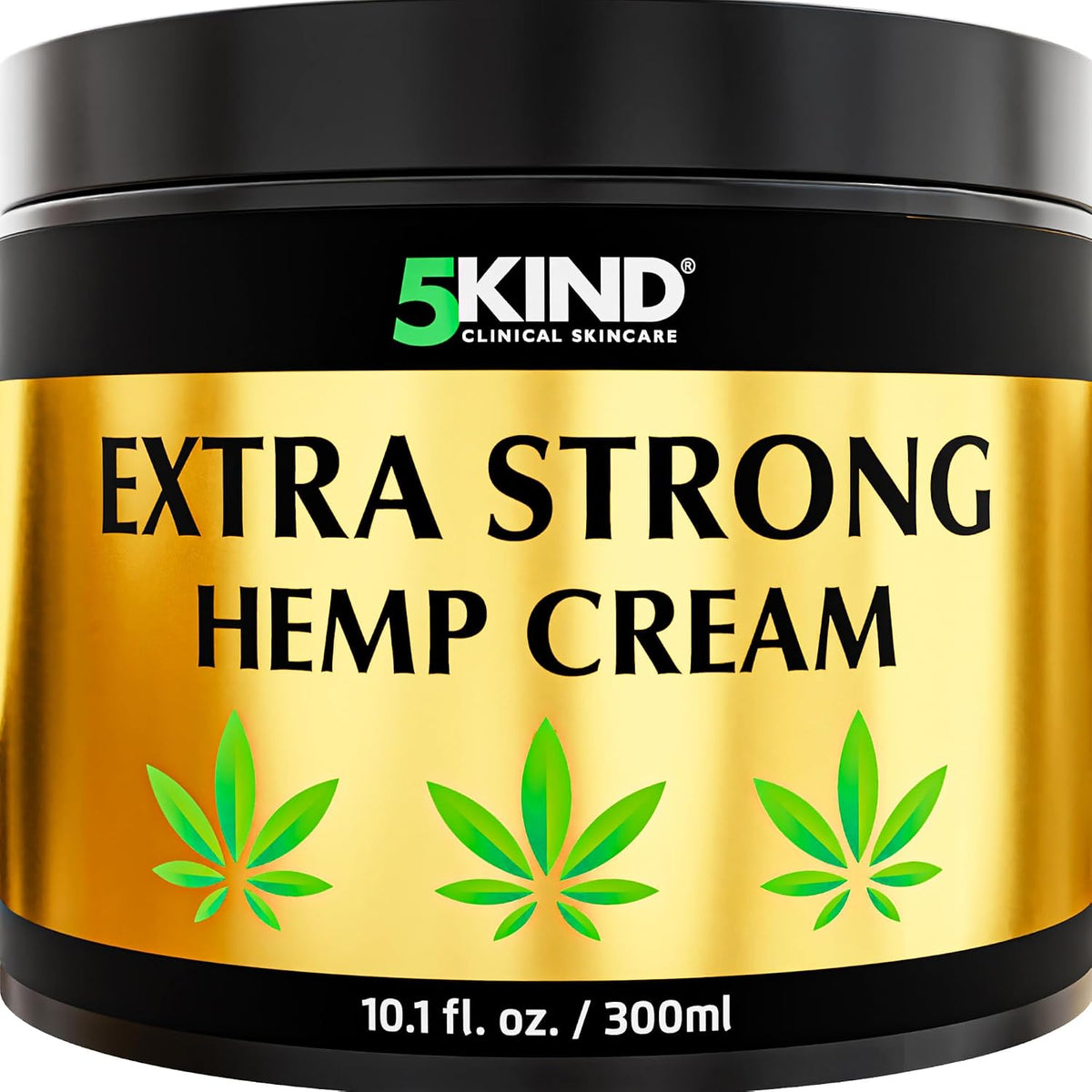5Kind Extra Strong Hemp Cream 10.1 fl oz - Maximum Strength