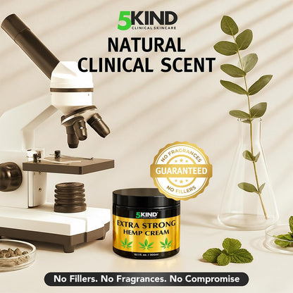 5Kind Extra Strong Hemp Cream 10.1 fl oz - Maximum Strength