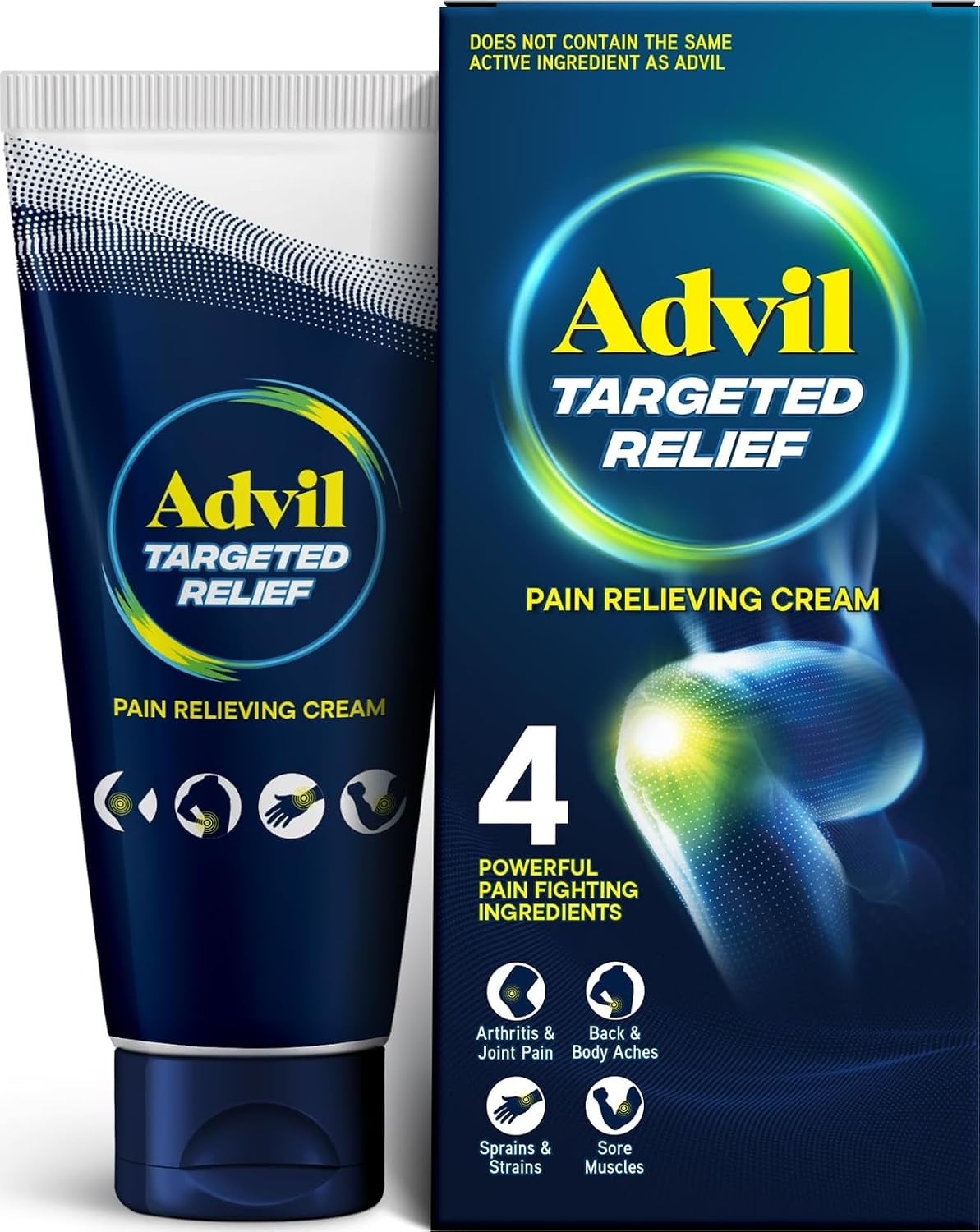 Advil Targeted Pain Relief Cream, Ibuprofen, 4 oz Tube