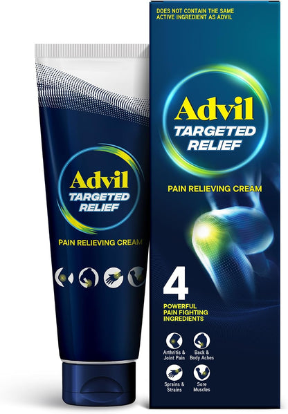 Advil Targeted Pain Relief Cream, Ibuprofen, 4 oz Tube
