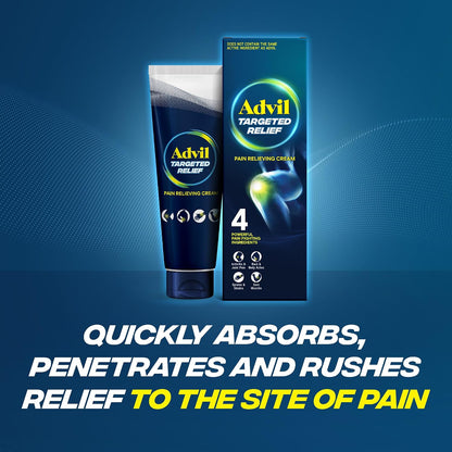 Advil Targeted Pain Relief Cream, Ibuprofen, 4 oz Tube