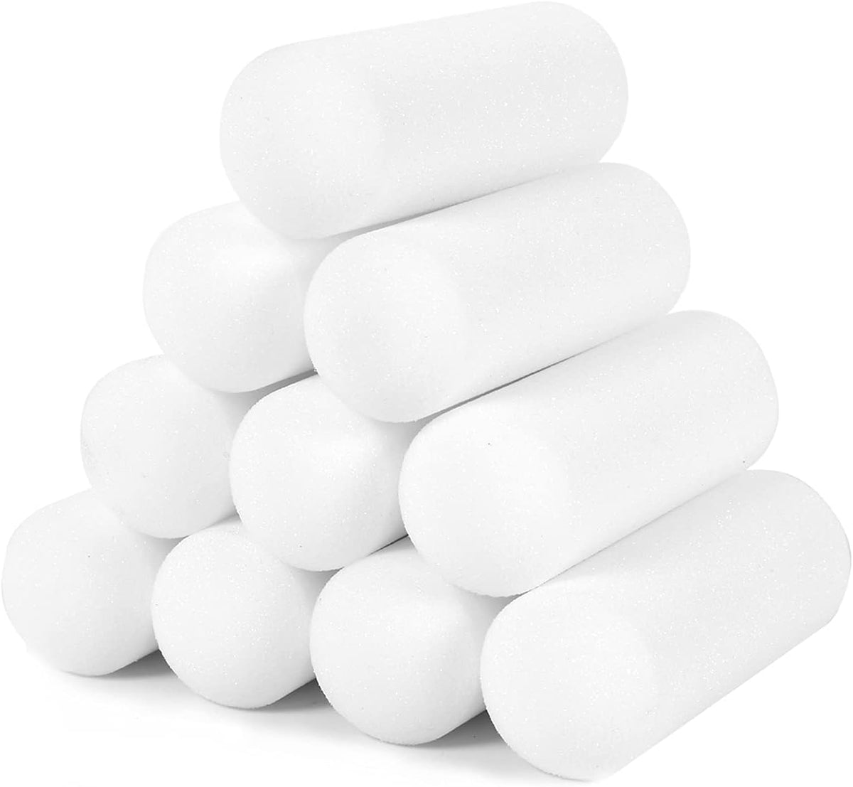 Foam Paint Roller - Small Paint Roller, Mini Paint Roller & Paint Roller Cover 4 inch for Painting Walls, Cabinets, Cupboards, Doors