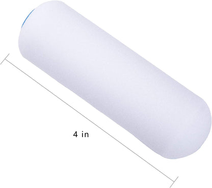 Foam Paint Roller - Small Paint Roller, Mini Paint Roller & Paint Roller Cover 4 inch for Painting Walls, Cabinets, Cupboards, Doors