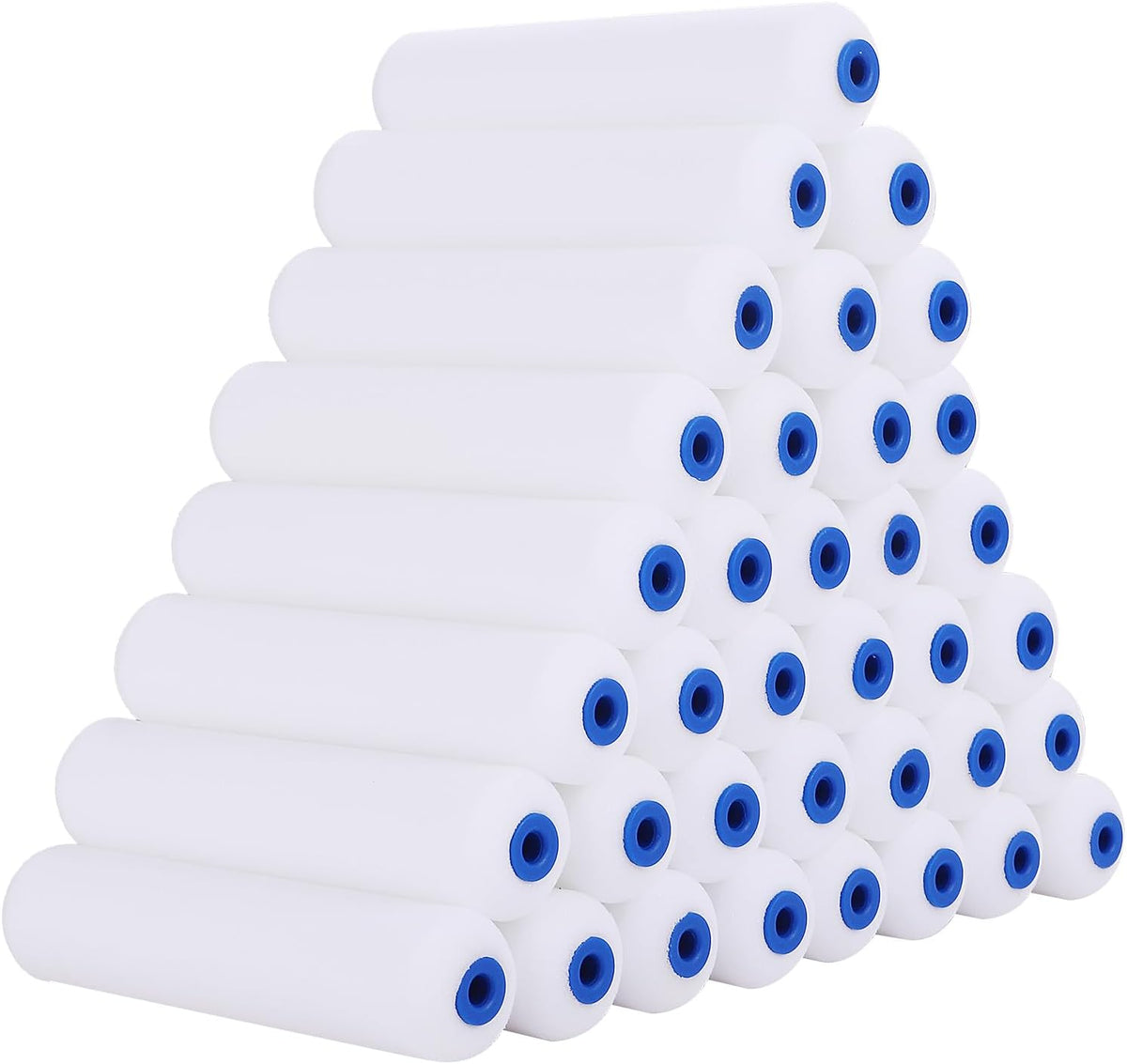 Foam Paint Roller - Small Paint Roller, Mini Paint Roller & Paint Roller Cover 4 inch for Painting Walls, Cabinets, Cupboards, Doors