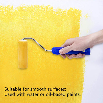 Foam Paint Roller - Small Paint Roller, Mini Paint Roller & Paint Roller Cover 4 inch for Painting Walls, Cabinets, Cupboards, Doors