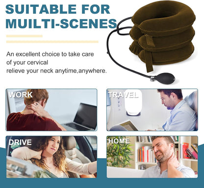 Pogcay Neck Stretcher, Cervical Traction Device for Neck Pain Relief