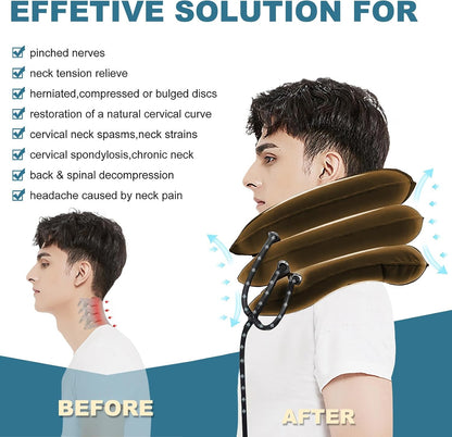 Pogcay Neck Stretcher, Cervical Traction Device for Neck Pain Relief