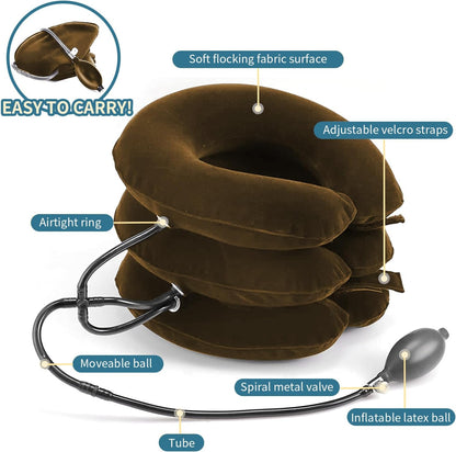 Pogcay Neck Stretcher, Cervical Traction Device for Neck Pain Relief
