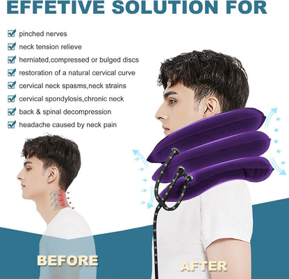 Pogcay Neck Stretcher, Cervical Traction Device for Neck Pain Relief