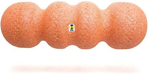 PRO - High Density Foam Roller for Exercise & Back Pain, 18 inches | Patented Grooves Protect Spine & Bone, Bumps Reach Deeper, Design Mimics Hands-On Massage, Increase Flexibility 22%