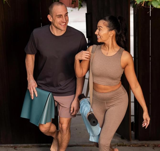 Yoga Commuter Mat Carrier - Eco-Friendly Cotton, Easy to Carry, Hands-Free, For All Mat Sizes