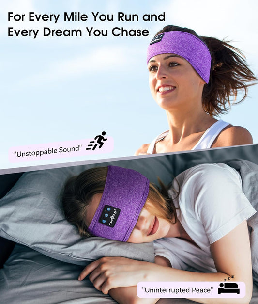 Bluetooth 5.4 Sleep Headphones Headband Sports Wireless Audio