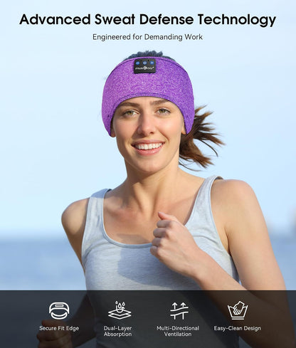 Bluetooth 5.4 Sleep Headphones Headband Sports Wireless Audio
