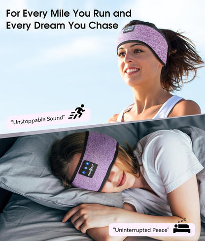 Bluetooth 5.4 Sleep Headphones Headband Sports Wireless Audio