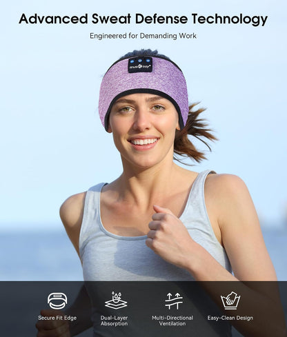 Bluetooth 5.4 Sleep Headphones Headband Sports Wireless Audio