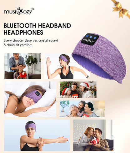 Bluetooth 5.4 Sleep Headphones Headband Sports Wireless Audio