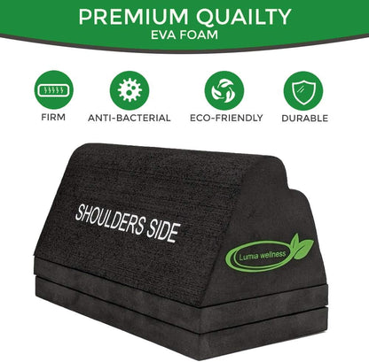 Cervical Orthotic Traction Block, Firm, Spinal & Neck Alignment, Cervical Traction Device & Neck Stretcher