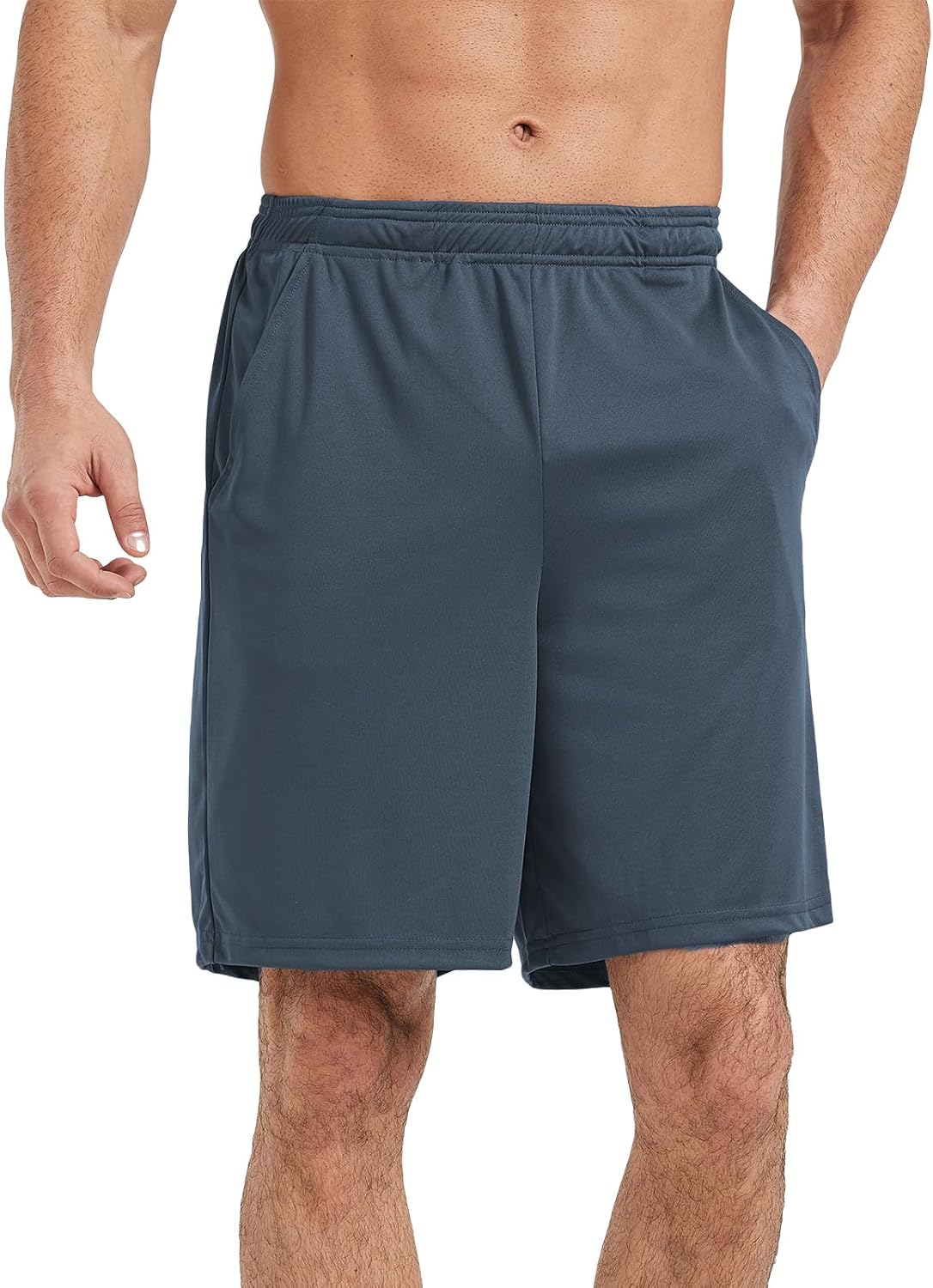 5 Pack Men's Athletic Gym Shorts with Pockets Quick Dry Activewear Workout Running Shorts for Men