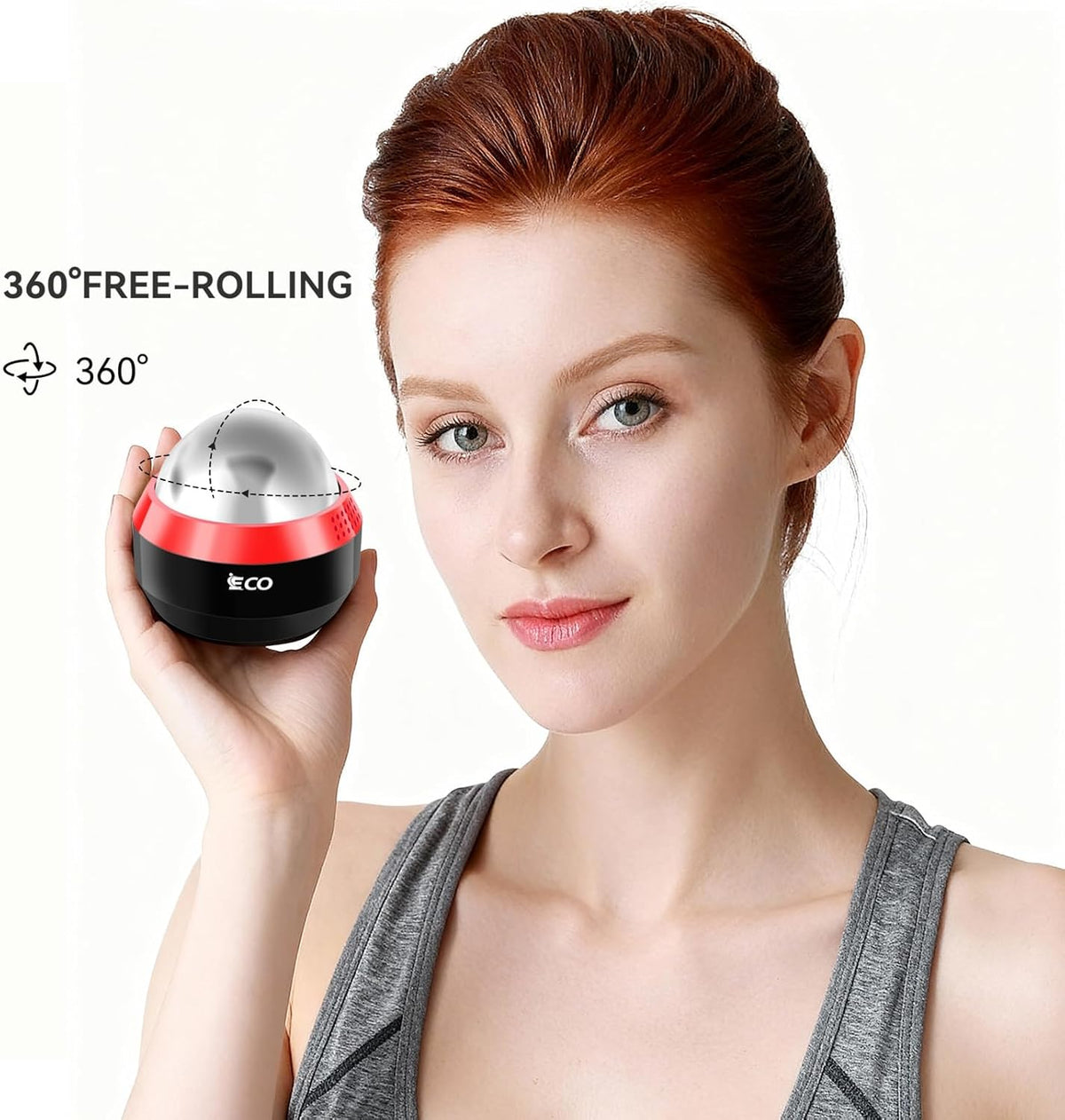 Cold Massage Roller Ball - Ice Roller Ball for Muscles Deep Tissue, Cold & Heat Therapy, Plantar Fasciitis Roller