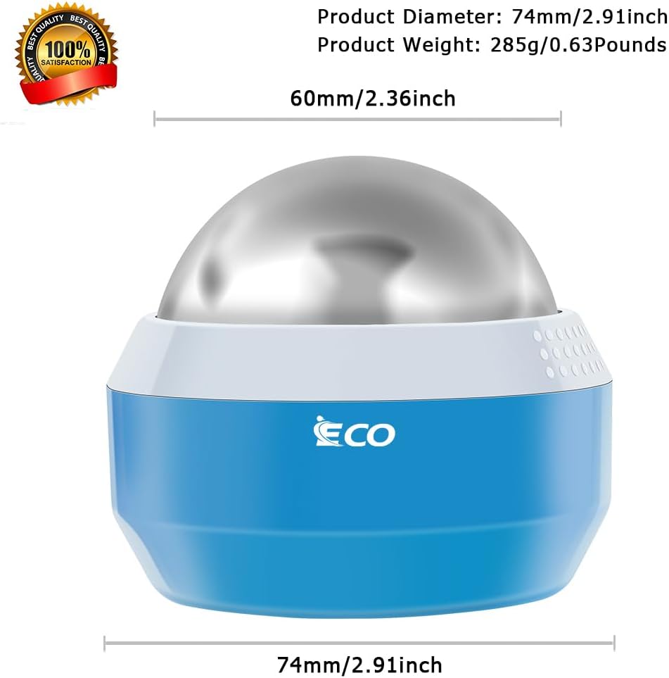 Cold Massage Roller Ball - Ice Roller Ball for Muscles Deep Tissue, Cold & Heat Therapy, Plantar Fasciitis Roller