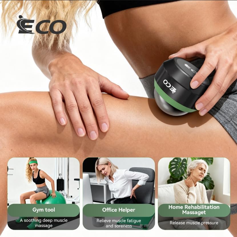 Cold Massage Roller Ball - Ice Roller Ball for Muscles Deep Tissue, Cold & Heat Therapy, Plantar Fasciitis Roller