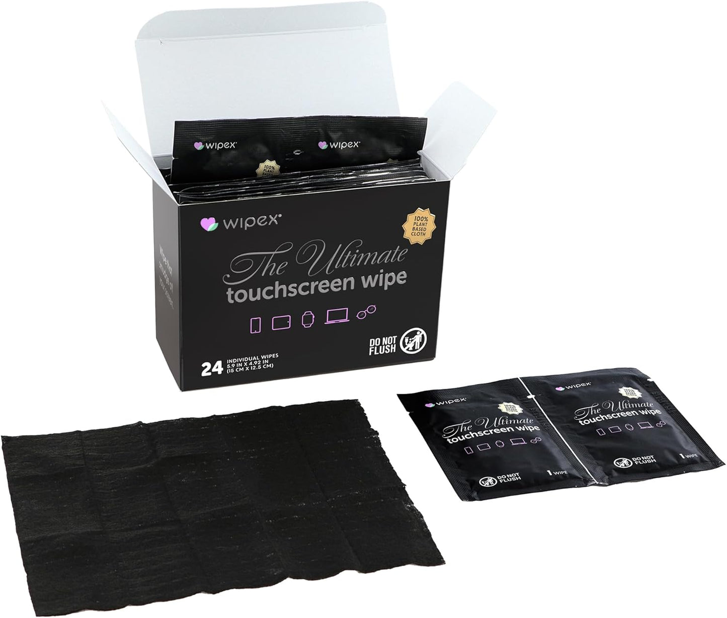 Yoga Mat Cleaner & Fitness Wipes - Natural Lavender & Vinegar Gym Equipment Cleaner - 75 Gym Wipes to Clean Yoga Mats, Spinning & Peloton Bikes, Weight Machines & Surfaces