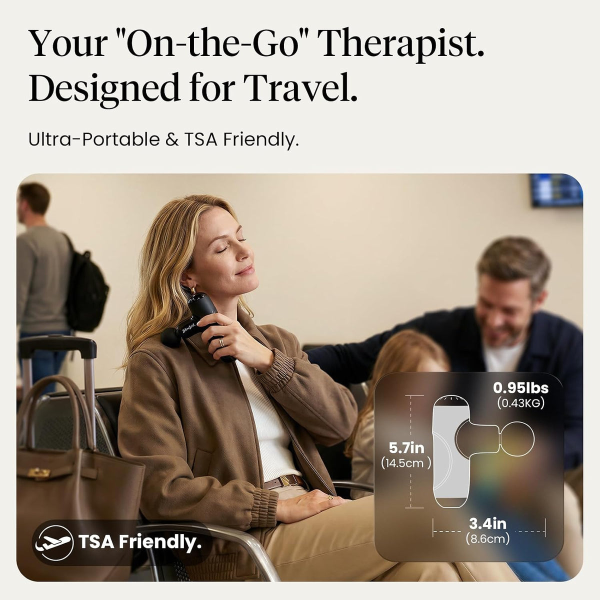 Q2 Pro Mini Massage Gun with Heat and Cold, Pocket-Sized Deep Tissue Massager, HSA Portable Percussion Muscle Massager Gun, Ultra Small & Quiet Muscle Massager, FSA Eligible