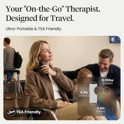 Q2 Pro Mini Massage Gun with Heat and Cold, Pocket-Sized Deep Tissue Massager, HSA Portable Percussion Muscle Massager Gun, Ultra Small & Quiet Muscle Massager, FSA Eligible