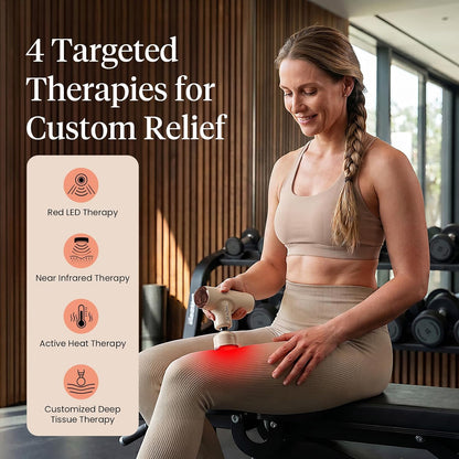 Q2 Pro Mini Massage Gun with Heat and Cold, Pocket-Sized Deep Tissue Massager, HSA Portable Percussion Muscle Massager Gun, Ultra Small & Quiet Muscle Massager, FSA Eligible