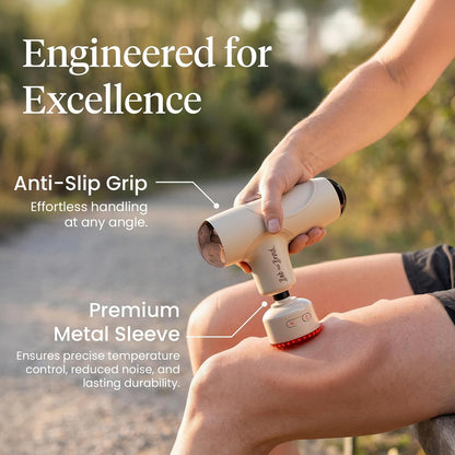 Q2 Pro Mini Massage Gun with Heat and Cold, Pocket-Sized Deep Tissue Massager, HSA Portable Percussion Muscle Massager Gun, Ultra Small & Quiet Muscle Massager, FSA Eligible