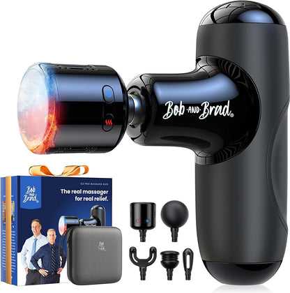 Q2 Pro Mini Massage Gun with Heat and Cold, Pocket-Sized Deep Tissue Massager, HSA Portable Percussion Muscle Massager Gun, Ultra Small & Quiet Muscle Massager, FSA Eligible