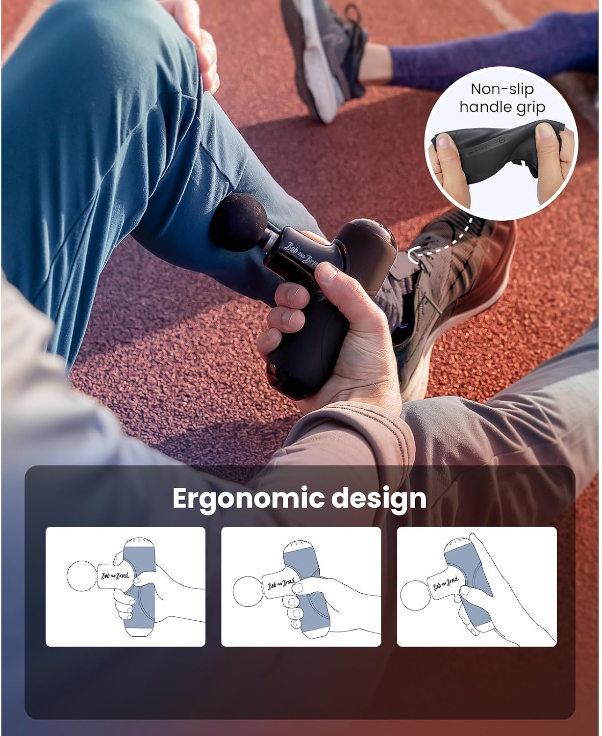 Q2 Pro Mini Massage Gun with Heat and Cold, Pocket-Sized Deep Tissue Massager, HSA Portable Percussion Muscle Massager Gun, Ultra Small & Quiet Muscle Massager, FSA Eligible