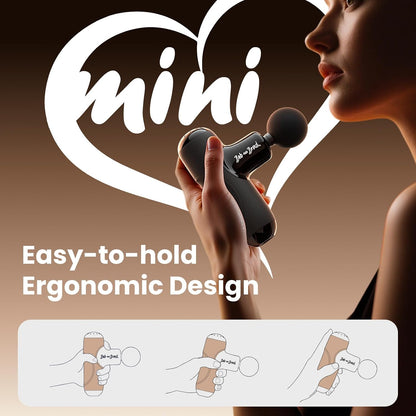 Q2 Pro Mini Massage Gun with Heat and Cold, Pocket-Sized Deep Tissue Massager, HSA Portable Percussion Muscle Massager Gun, Ultra Small & Quiet Muscle Massager, FSA Eligible