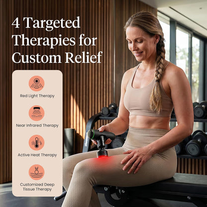 Q2 Pro Mini Massage Gun with Heat and Cold, Pocket-Sized Deep Tissue Massager, HSA Portable Percussion Muscle Massager Gun, Ultra Small & Quiet Muscle Massager, FSA Eligible