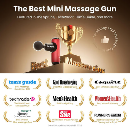Q2 Pro Mini Massage Gun with Heat and Cold, Pocket-Sized Deep Tissue Massager, HSA Portable Percussion Muscle Massager Gun, Ultra Small & Quiet Muscle Massager, FSA Eligible