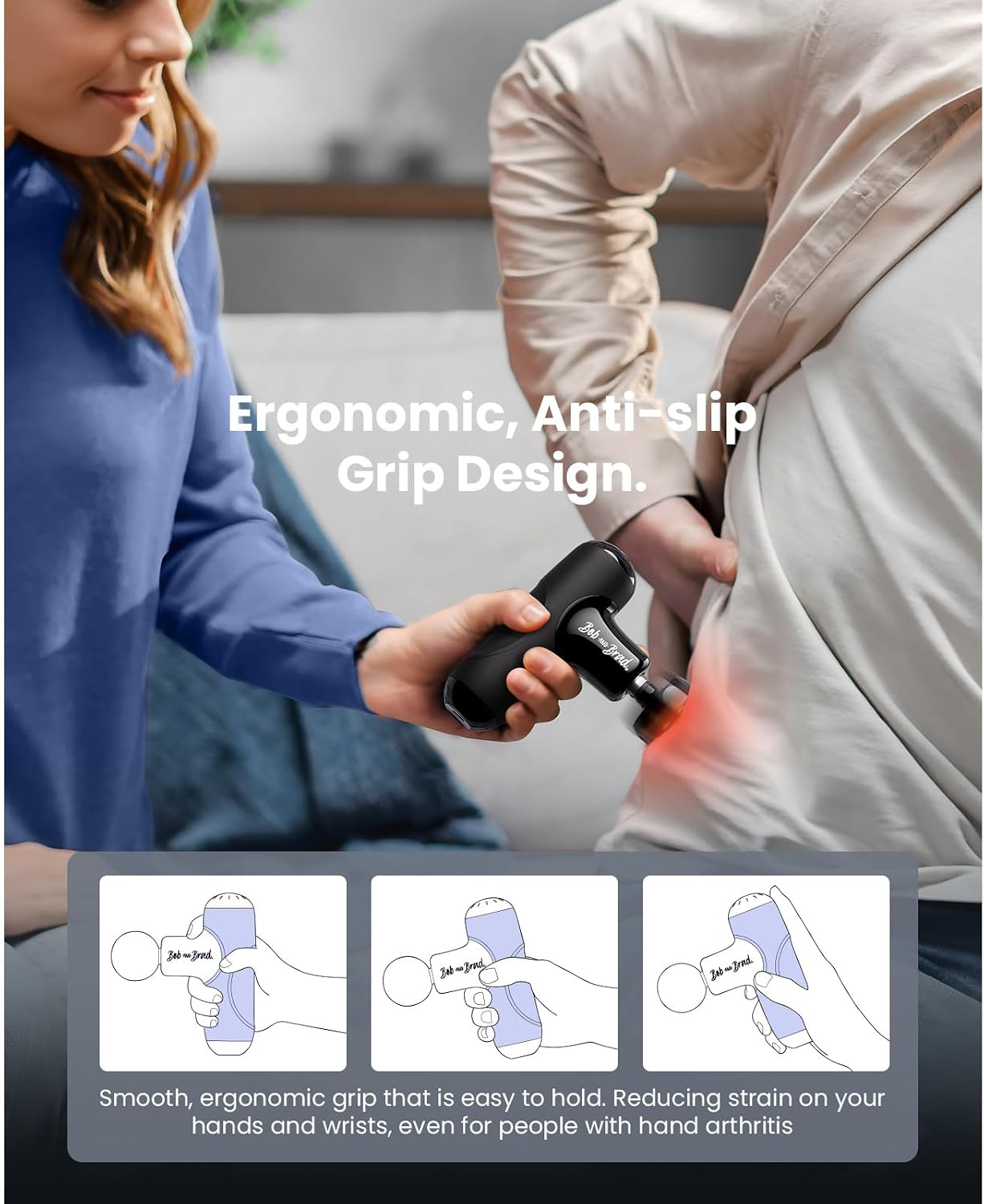 Q2 Pro Mini Massage Gun with Heat and Cold, Pocket-Sized Deep Tissue Massager, HSA Portable Percussion Muscle Massager Gun, Ultra Small & Quiet Muscle Massager, FSA Eligible