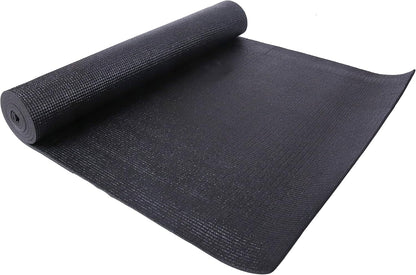 All Purpose 1/4-Inch High Density Anti-Tear Exercise Yoga Mat with Carrying Strap, Multiple Colors