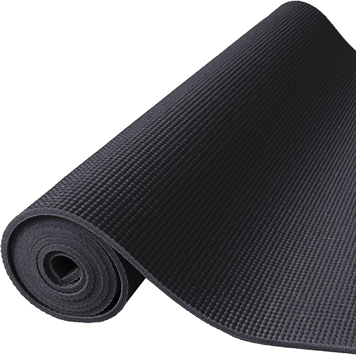 All Purpose 1/4-Inch High Density Anti-Tear Exercise Yoga Mat with Carrying Strap, Multiple Colors