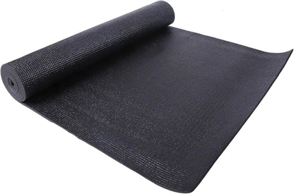 All Purpose 1/4-Inch High Density Anti-Tear Exercise Yoga Mat with Carrying Strap, Multiple Colors
