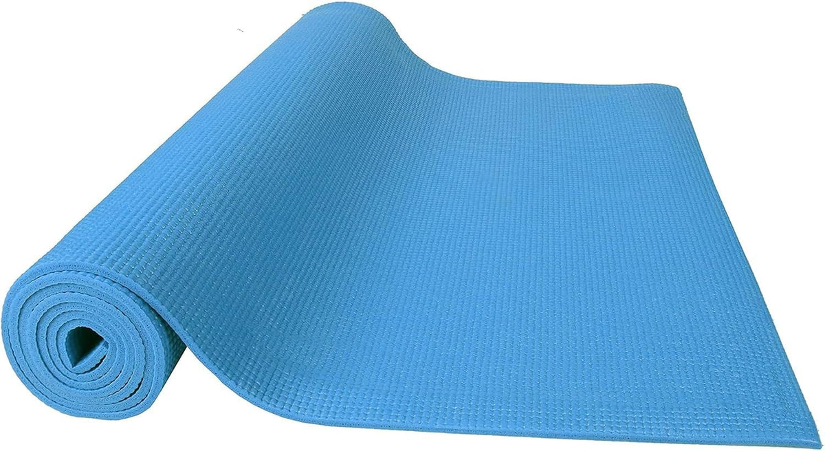 All Purpose 1/4-Inch High Density Anti-Tear Exercise Yoga Mat with Carrying Strap, Multiple Colors