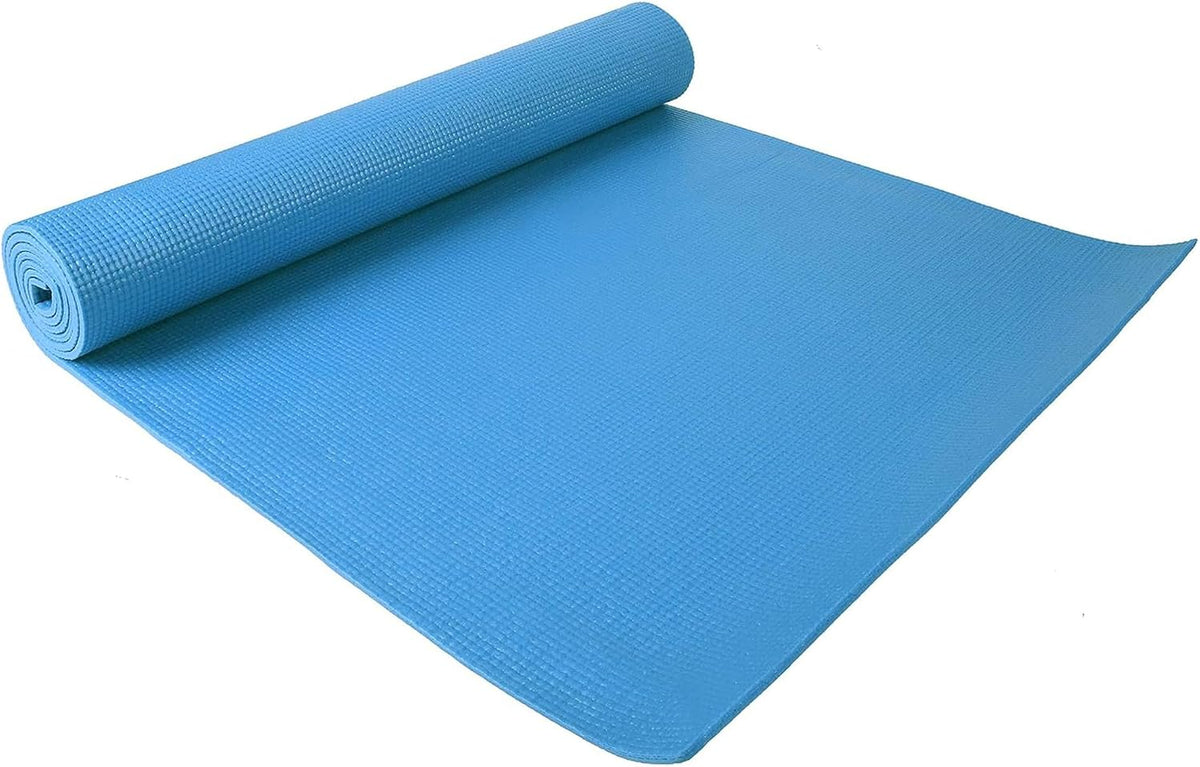 All Purpose 1/4-Inch High Density Anti-Tear Exercise Yoga Mat with Carrying Strap, Multiple Colors