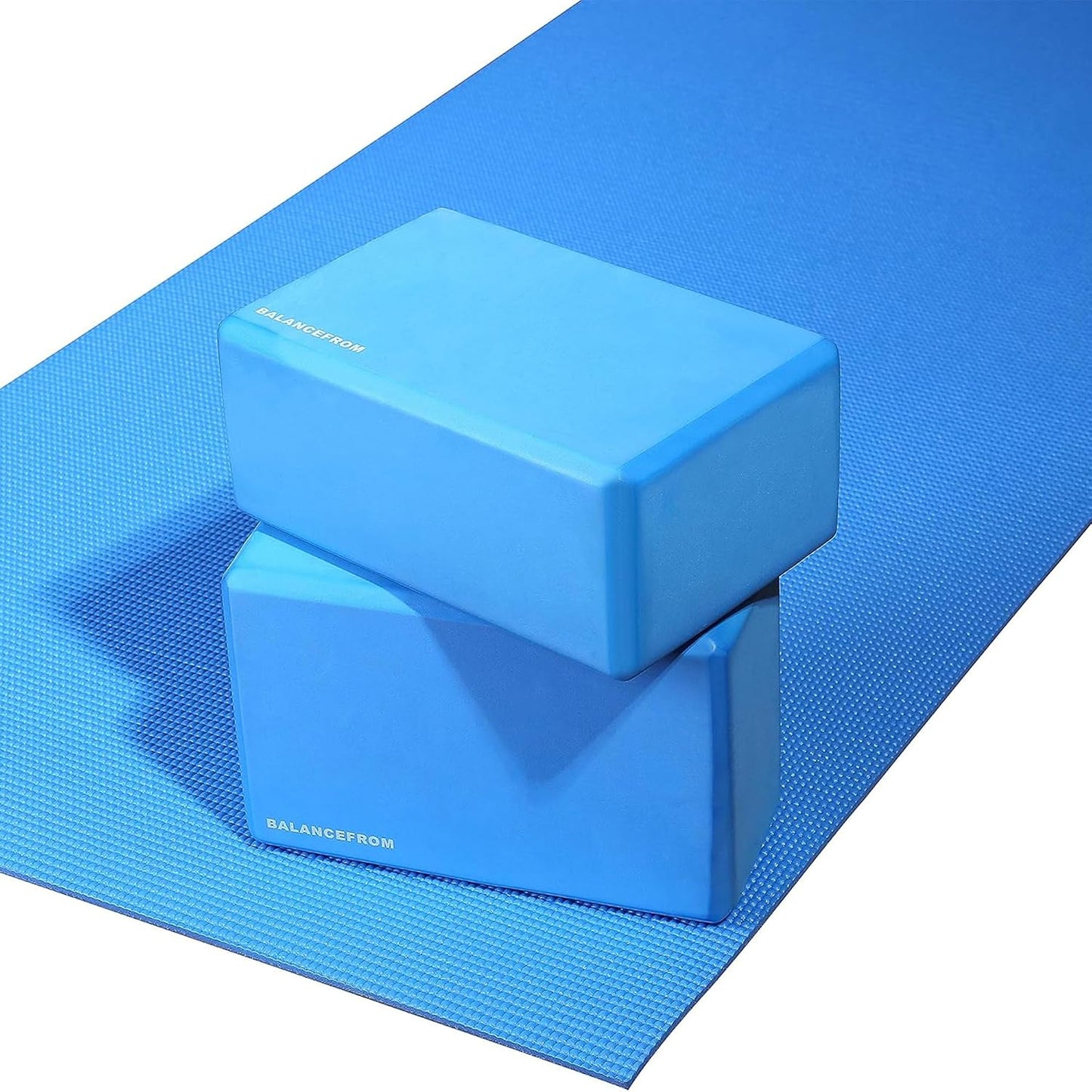 All Purpose 1/4-Inch High Density Anti-Tear Exercise Yoga Mat with Carrying Strap, Multiple Colors