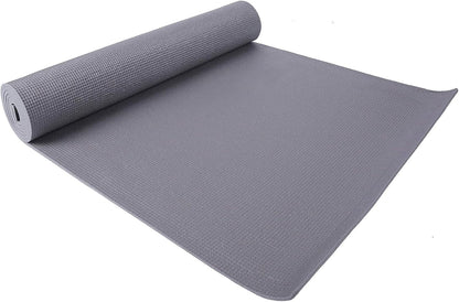 All Purpose 1/4-Inch High Density Anti-Tear Exercise Yoga Mat with Carrying Strap, Multiple Colors