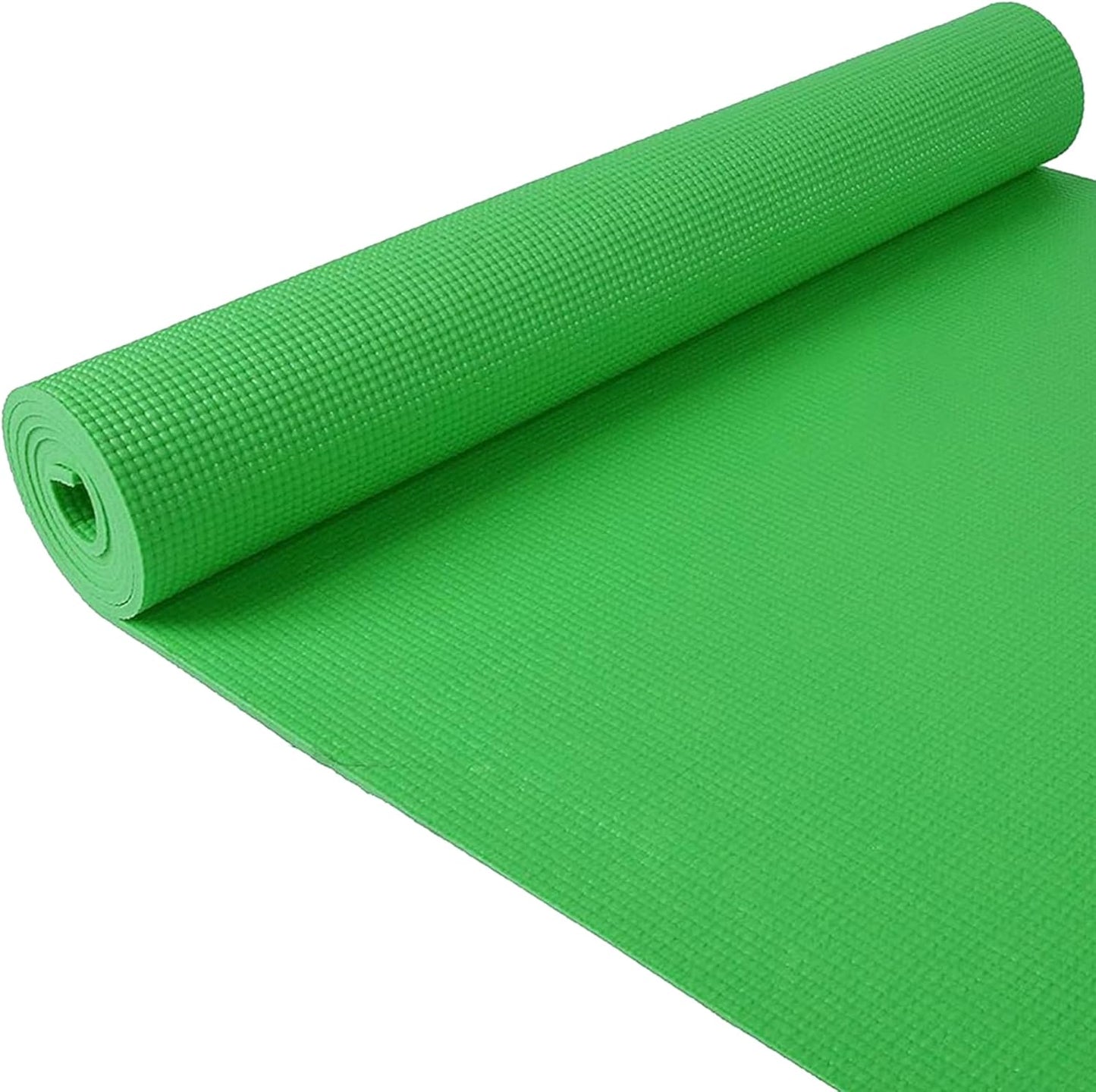 All Purpose 1/4-Inch High Density Anti-Tear Exercise Yoga Mat with Carrying Strap, Multiple Colors