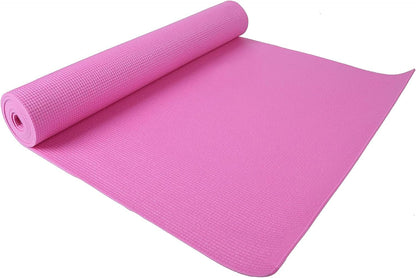 All Purpose 1/4-Inch High Density Anti-Tear Exercise Yoga Mat with Carrying Strap, Multiple Colors